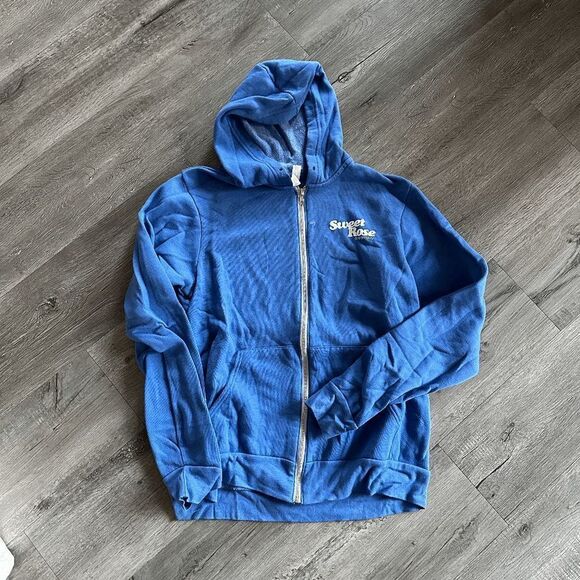 Sweet Rose Creamery Zip Up Hoodie Sweatshirt Size L - Picture 1 of 5